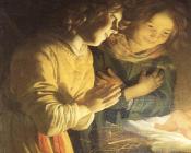 格里特 范 弘索斯特 : Adoration Of The Child